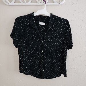 Altar'd State Cropped Button Down Top